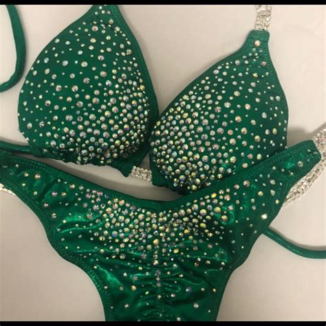 Barely Visible Bikinis Swim New Custom Made Bikini Competition Suit Npc Ifbb Poshmark