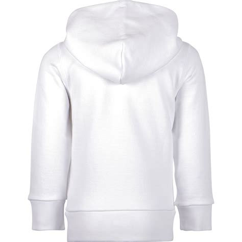 Diesel Boys White Zip Up Hoodie In White — Bambinifashioncom