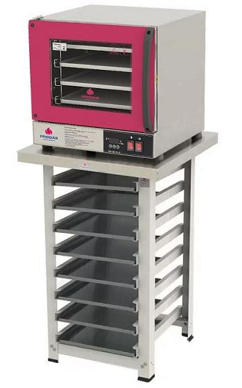 Kit Forno Turbo Elétrico Fast Oven PRP 004 Plus 127V Vermelho