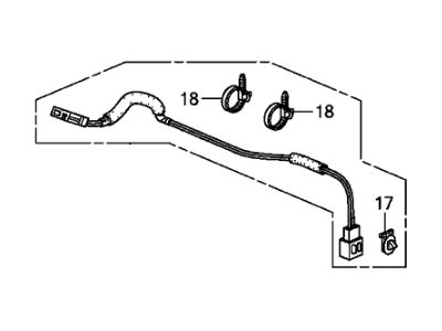 39156 SNC A11 Genuine Honda Sub Feeder Antenna