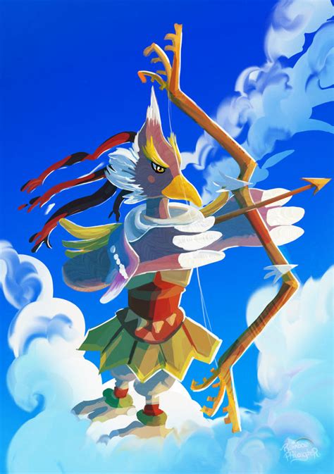 Revali In The Sky By Rainbowphilosopher On Deviantart