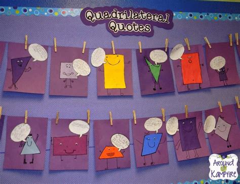 What Does The Shape Say? & Quadrilateral Quotes! | Classifying shapes ...