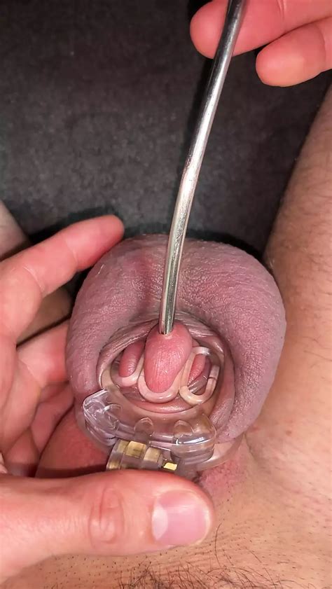 Changing Small Chastity Cage To Flat Chastity Cage Gay Slave Porn Feat Selfspanker Xhamster