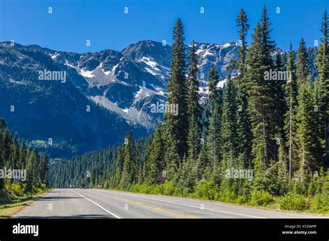 North Cascades Highway 20 in North Cascases National Park in Northern ...