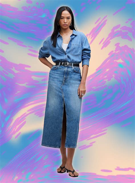 25 Trendy Denim Skirts To Slip Into This Season Trendy Denim Denim