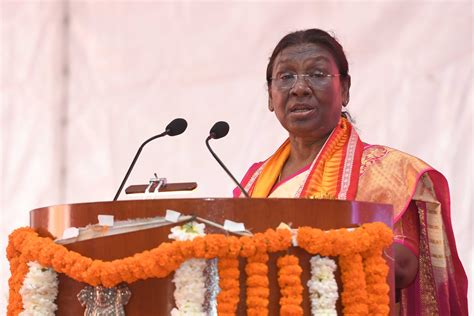 President Of India Smt Droupadi Murmu Graced And Addressed The First