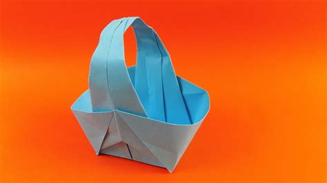 How to make Origami Basket - YouTube