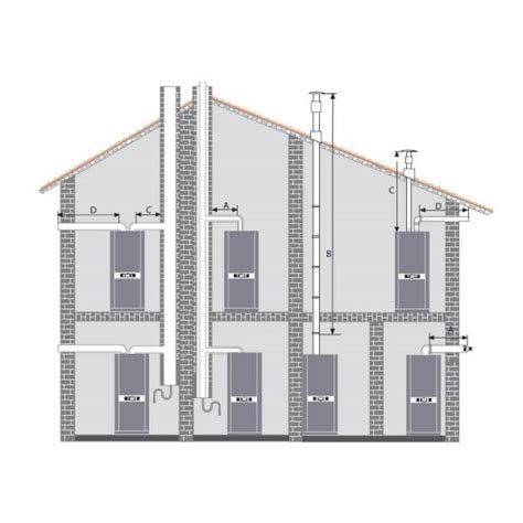 Codo 45º Coaxial 60 100 de Polipropileno DomusaTeknik