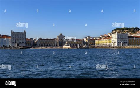 Pra A Do Rcio Square Commerce Square In Lisbon Stock Photo Alamy