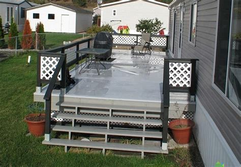 What You Need To Know before Designing Deck for Mobile Homes | Mobile ...