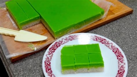 Resepi Kuih Talam Seri Muka Pandan Tradisional Nyonya Kuih Talam