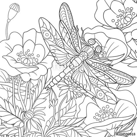 Dragonfly Coloring Pages For Adults At Free