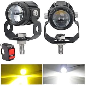 ATORAY Mini Driving LED Fog Lights Motorcycle Auxiliary Spot Lights