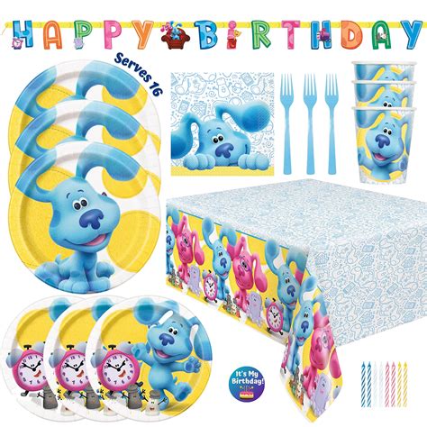 Buy Blues Clues Party Supplies Birthday Decorations Pc Blue S