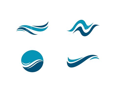 Water Wave Symbol And Icon Logo Template Water Sailing Logo Vector Water Sailing Logo Png And