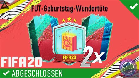 FUT BIRTHDAY PARTY BAG SBC 2X FUT GEBURTSTAG WUNDERTÜTE SBC