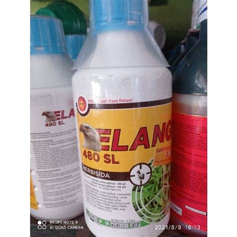 Jual ELANG 480 SL Herbisida Bahan Aktif Isoprofil Amina Glifosat