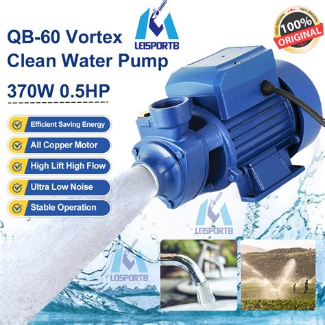 Electric Water Pump Heavy Duty Motor V W Booster Dc Jet Pump