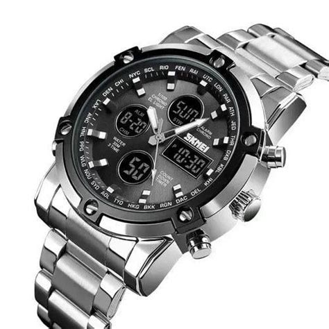 ᐉ Наручные часы мужские Skmei 1389sibk D 55 Серебро (340257) • Купить в ...