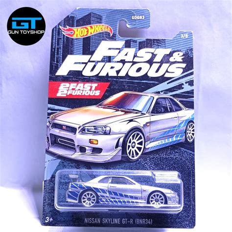 Jual Hot Wheels Nissan Skyline R34 Kab Banyuwangi Gun ToyShop Tokopedia