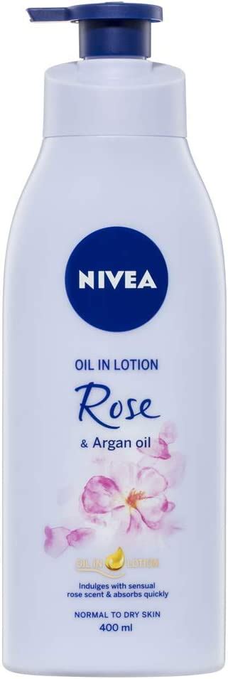 Nivea Oil Infused Body Lotion With Rose And Argan Oil 400ml Au Beauty