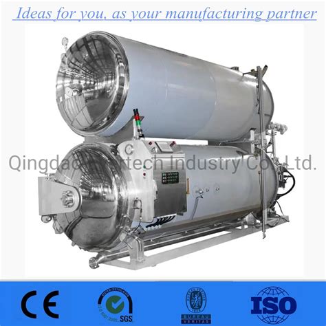 Canned Food Processing Steam Autoclave Retort Food Sterilizer Machine