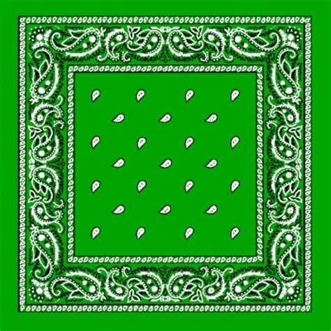 Green Bandanas Kelly Green Paisley Bandanas Australia