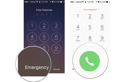 how to find emergency contact on locked iphone