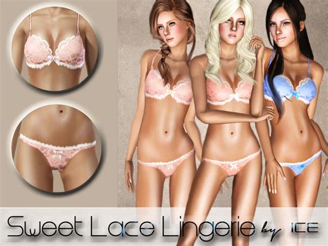 The Sims Resource Sweet Lace Lingerie