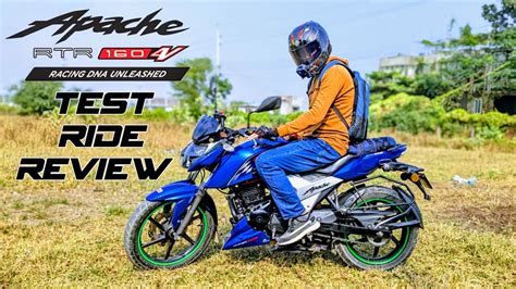 এখন কন ক ঠক হব TVS Apache RTR 160 4V ABS Test Ride Review