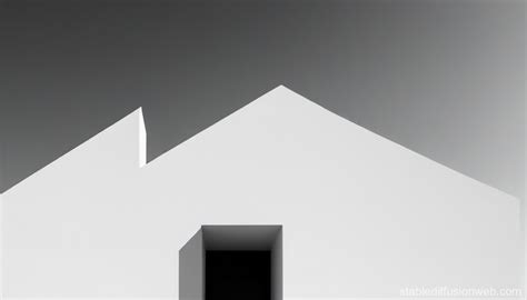 Minimalist Architecture in Black and White | Stable Diffusion Online