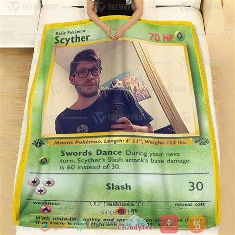 HOT Anime Pokemon Scyther Daniel Simon Blanket Express Your Unique