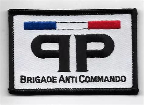ecusson france police brigade anti commando color patch eur