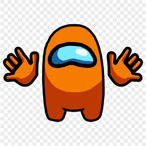 hd cyan   crewmate character front view  hands png citypng