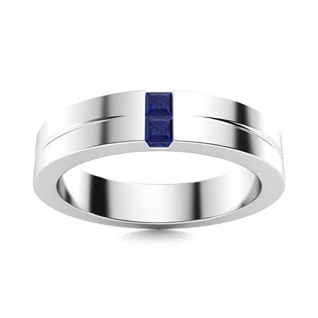 Sapphire Men S Wedding Bands Sapphire Men S Rings Diamondere