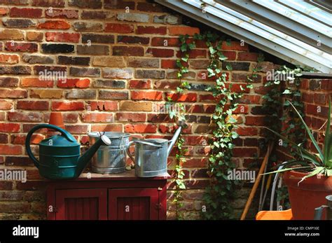 potting shed  res stock photography  images alamy