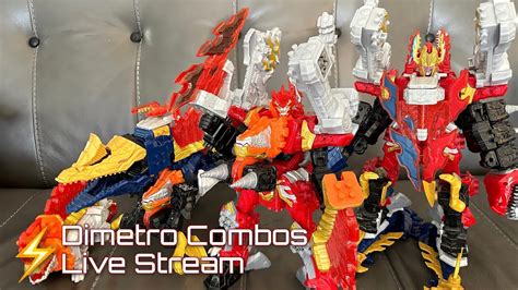 Power Rangers Dino Fury Dimetro Electro Blazing Megazord And Fusion Ultrazord Live Stream Toy