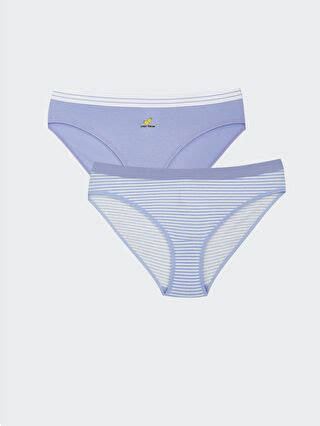 Lila Desenli Bikini K Lot Li Paket S Z Qz Lcw