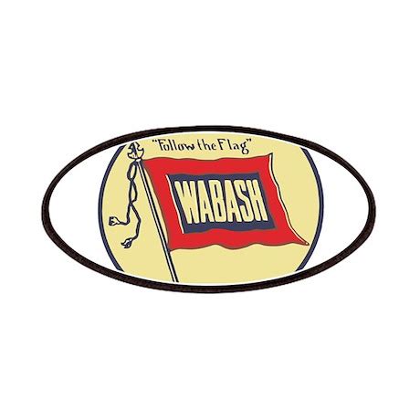 Wabash Railroad logo Patch by trainlogos