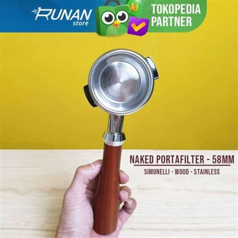 Promo Naked Portafilter Bottomless Porta Filter 58mm Nouva Simonelli Kayu Diskon 23 Di Seller