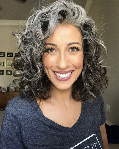 Grey Curly Hair, Natural Gray Hair, Long Gray Hair, Curly Hair Cuts