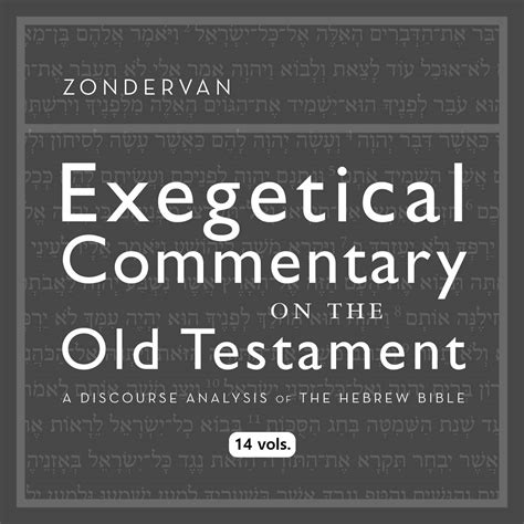 Zondervan Exegetical Commentary on the Old Testament | ZECOT (14 vols