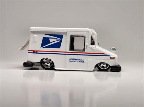Custom Slammed Usps Mail Truck Rcustomhotwheels