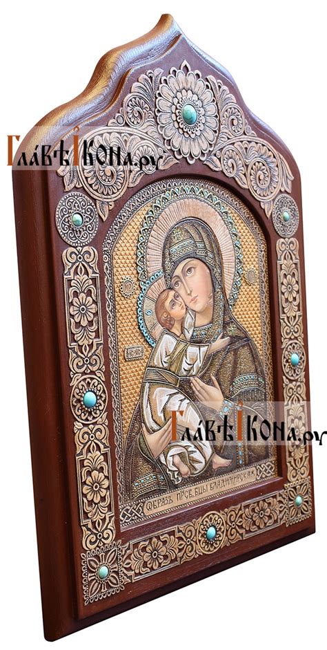 Владимирская Божия Матерь, икона писанная на бересте