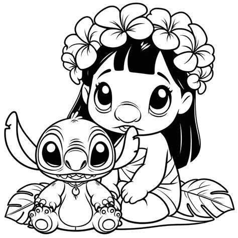 Ohana Süß Ausmalbilder Stitch - Ohana Lilo Und Stitch Ausmalbilder