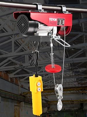 Happybuy 440 LBS Lift Electric Hoist 110V Electric Hoist Remote