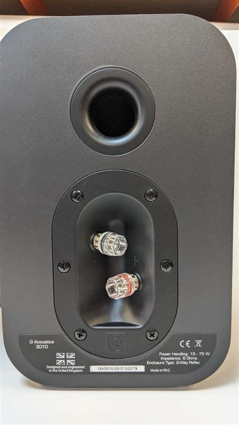 Q Acoustics 3010 Matt Graphite Speakers Pair 75w Per Speaker EBay