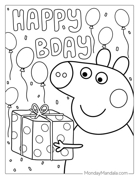 peppa coloring pages 3