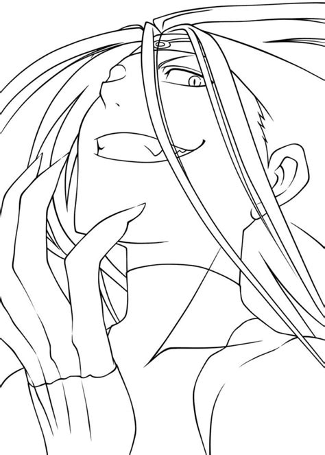 Fullmetal Alchemist Para Colorear Y Pintar Imágenes Para Dibujar Gratis