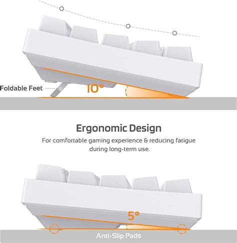 LTC NB681 Nimbleback Wired 65 RGB 68 Keys Gaming Hot Swappable Mechanical Keyboard Brown Switch